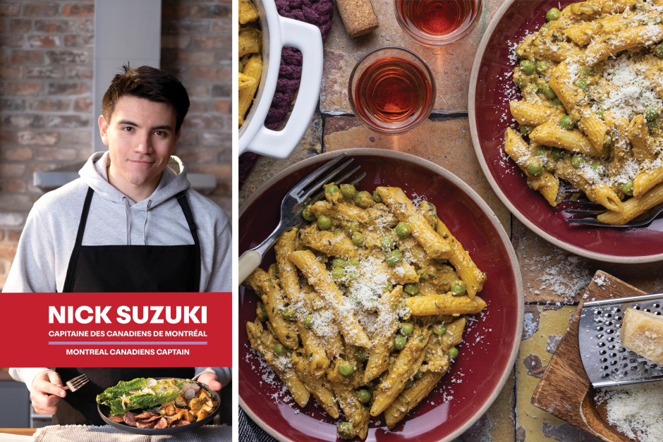 Nick’s Pick | Fast Fresh Penne with Basil Pesto Mascarpone