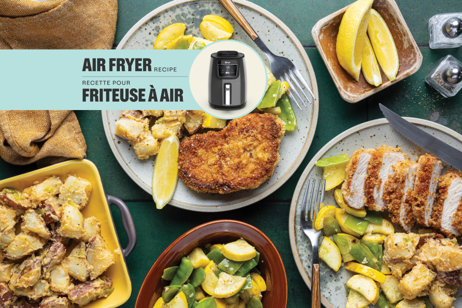 Schnitzels de côtelettes de porc