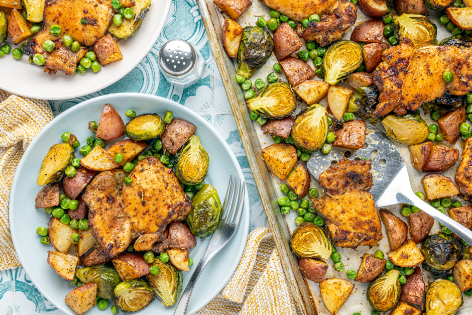 Poulet miel-orange cuit au four