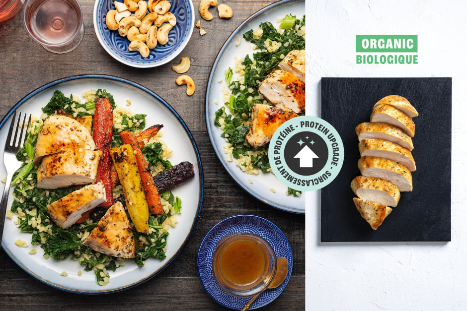 Protein Upgrade | Roasted ORGANIC Chicken with Warm Maple-Miso Vinaigrette