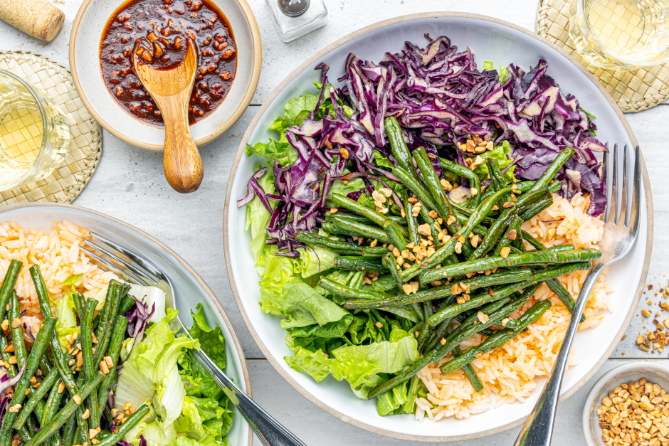 Spring Roll Rice Bowls