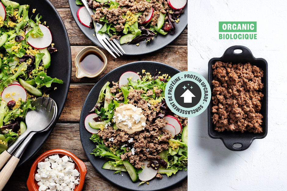 Protein Upgrade | Ras el Hanout ORGANIC Beef & Bulgur Salad Bowls