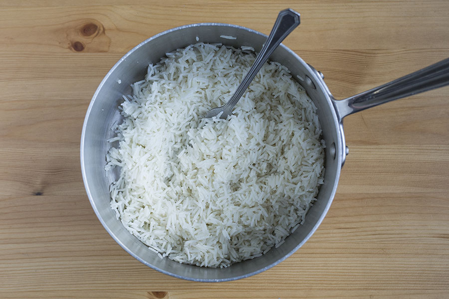 Shrimp & Cashew Korma with Green Beans & Basmati Rice
