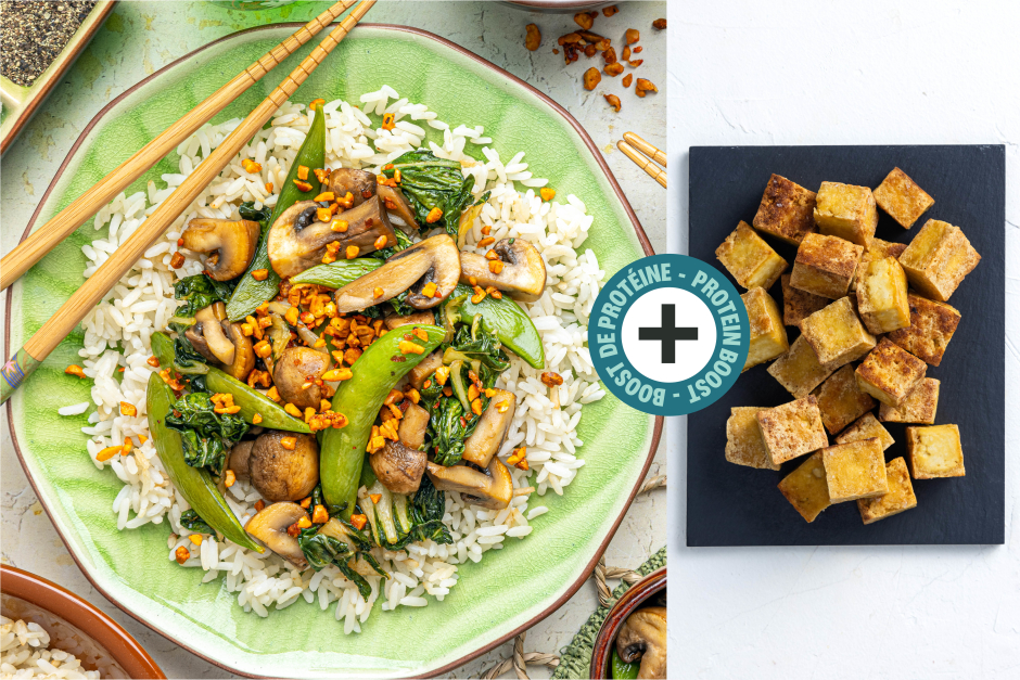 Protein Boost | Tofu & Ponzu-Sesame Vegetable Stir-Fry