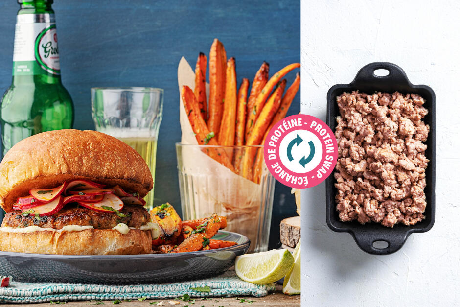 Protein Swap | Grilled Thai Pork Burgers