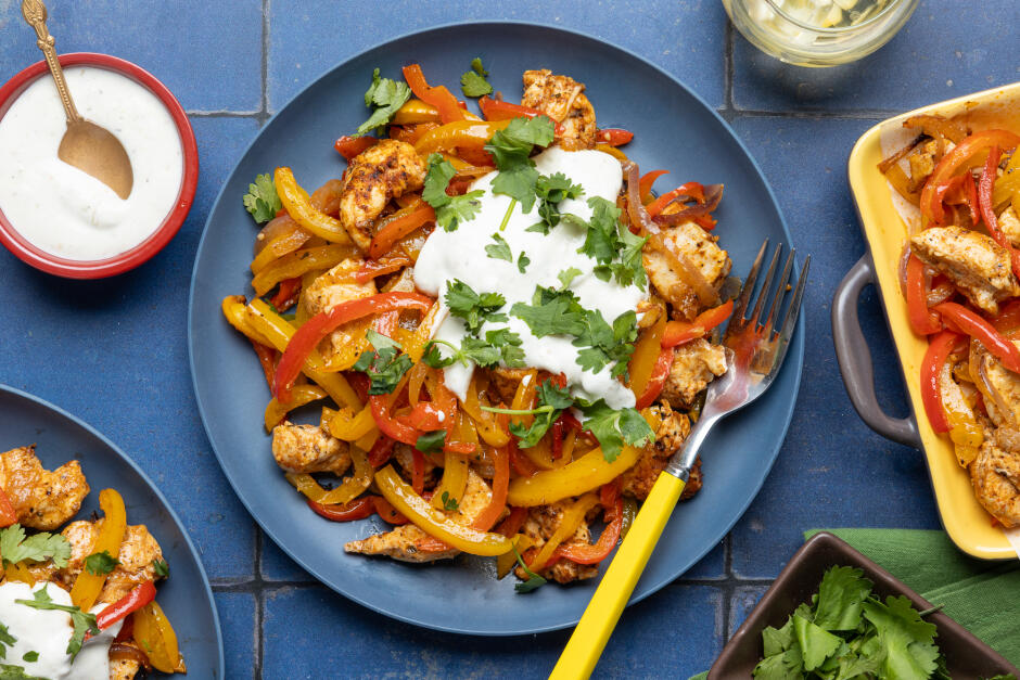 Protein Swap | Fajitas-Style Chicken Sheet Pan