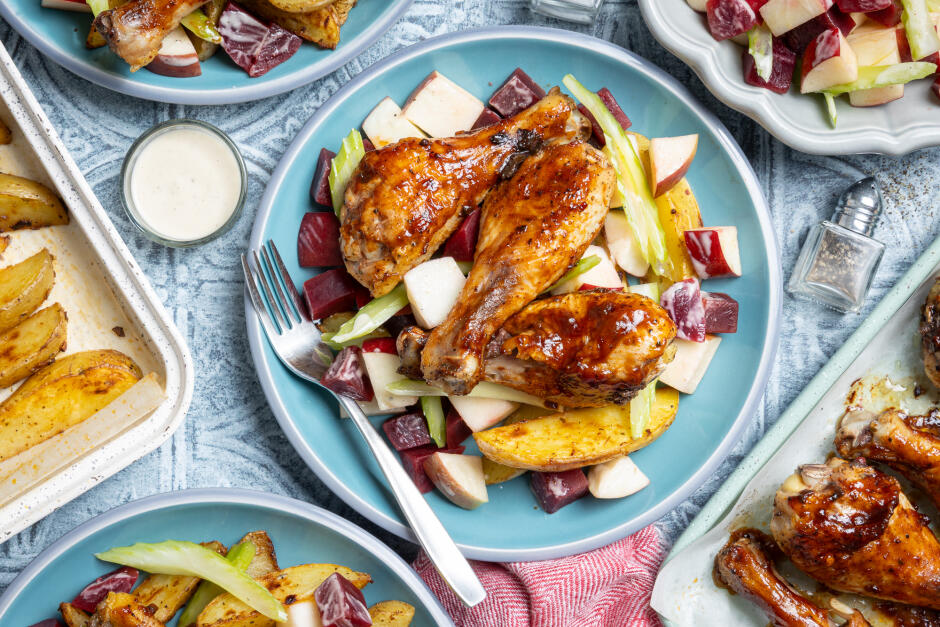 Pilons de poulet rôtis