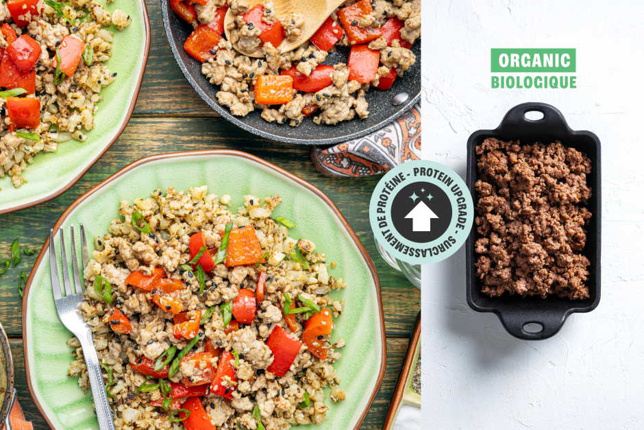 Protein Upgrade | ORGANIC Ground Beef Miso Stir-Fry
