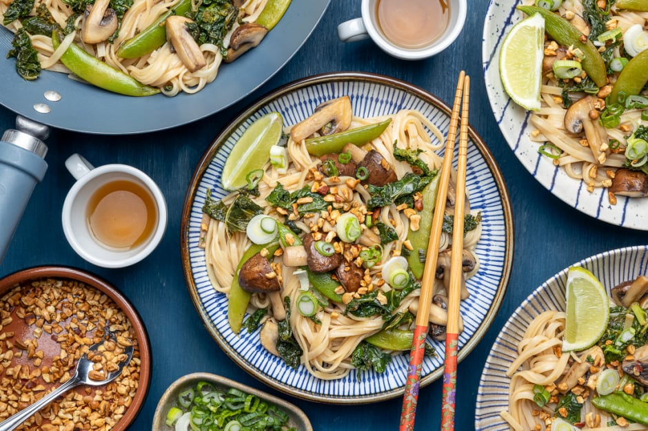 One-Pan Vegetarian Pad Thai