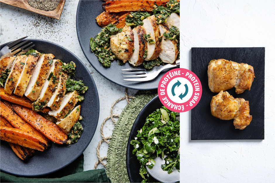 Protein Swap | Keto: Creamy French-Style Chicken Thigh Skillet