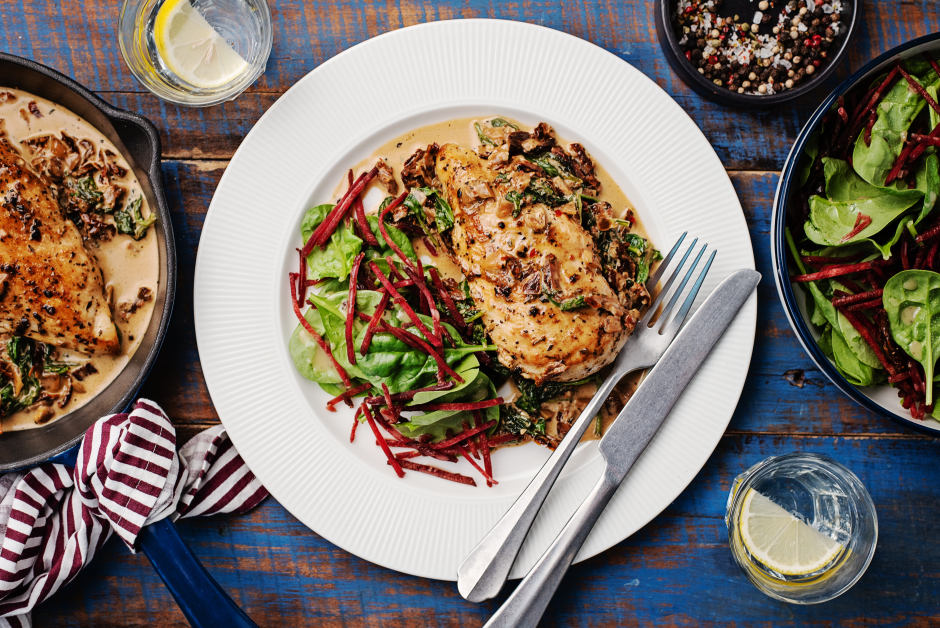 Keto: Seared Chicken & Sun-Dried Tomato Pan Sauce