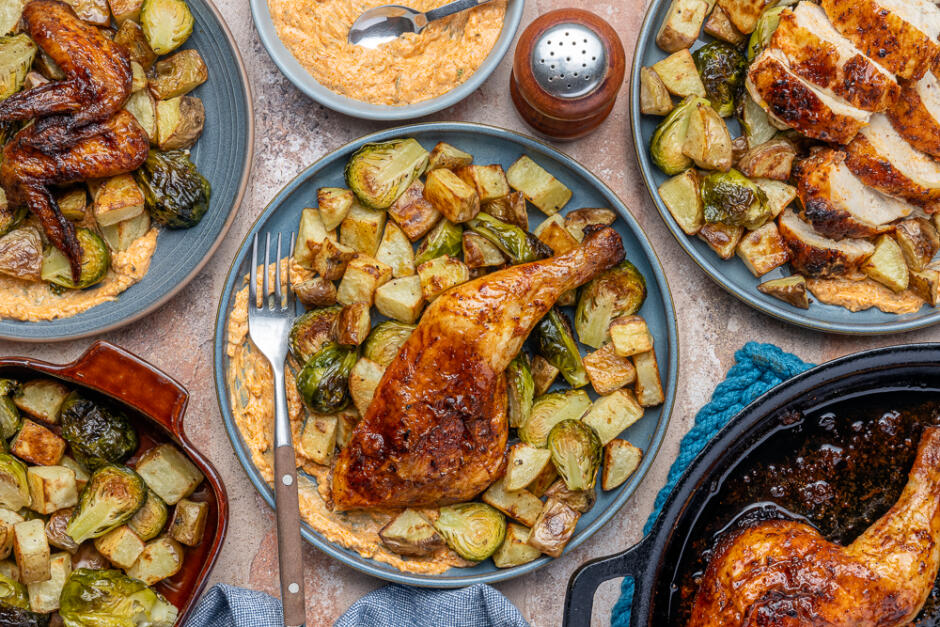 Poulet en crapaudine style piri-piri