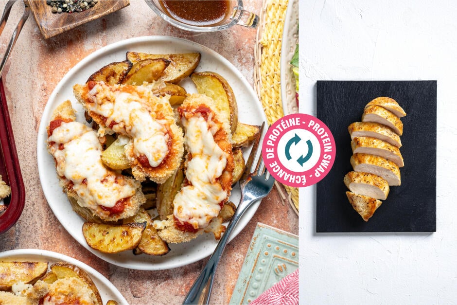 Protein Swap | Easy Sheet Pan Chicken Breast Parm