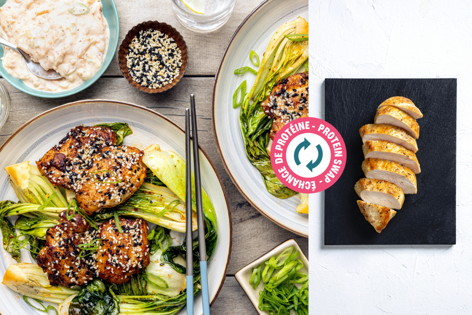 Protein Swap | Carb-Wise: Korean-Inspired Sesame Chicken Breasts
