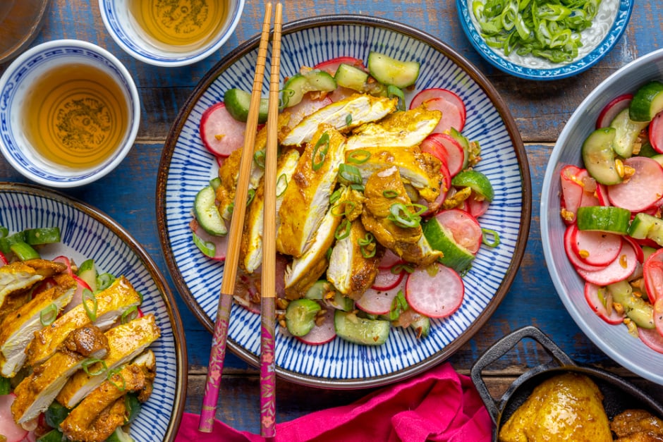 Poulet rôti au gingembre vietnamien