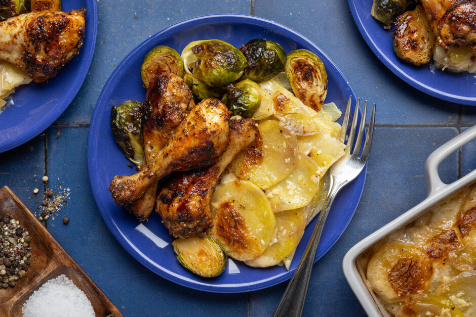 Pilons de poulet rôtis