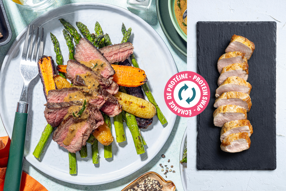 Protein Swap | Pork Tenderloin au poivre