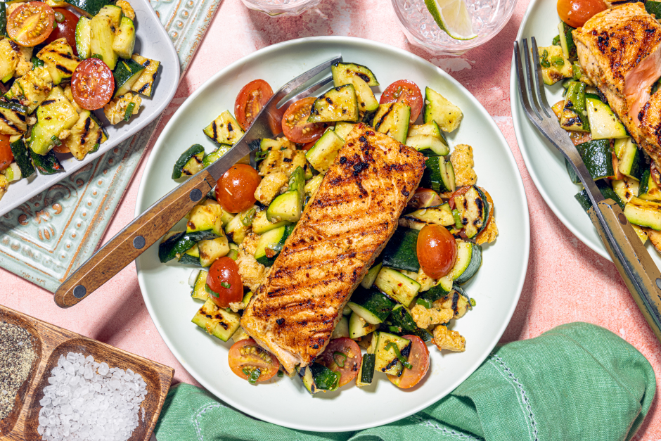 BBQ Red Pesto Salmon
