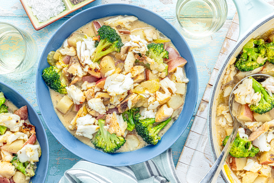 White Miso Fish Chowder