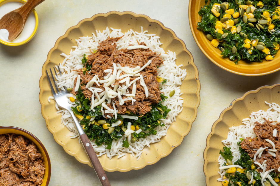 Quick Birria Rice Bowls