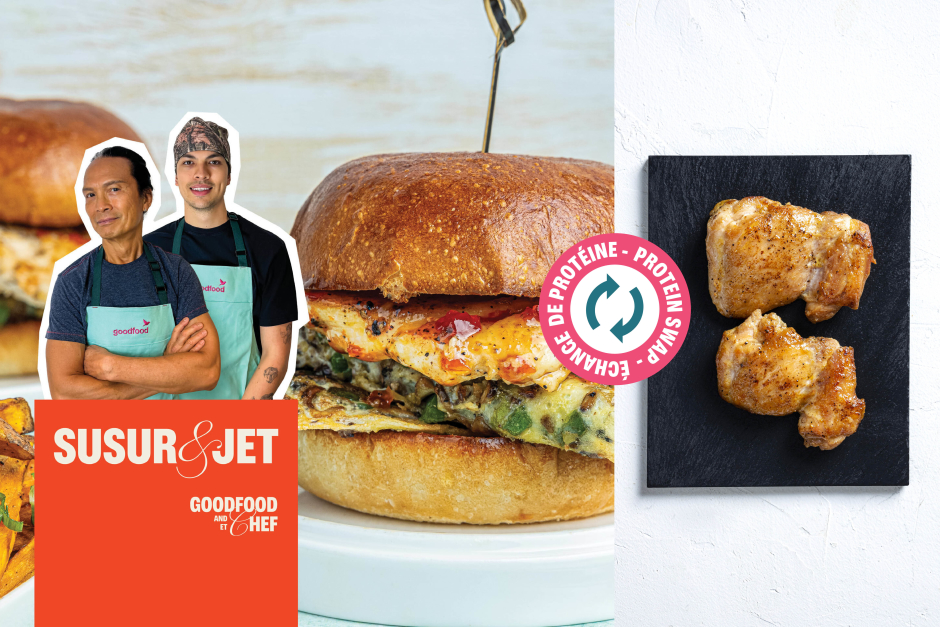 Protein Swap | Goodfood & Chef: Sweet Chili Chicken Thigh & Omelette Sandwich