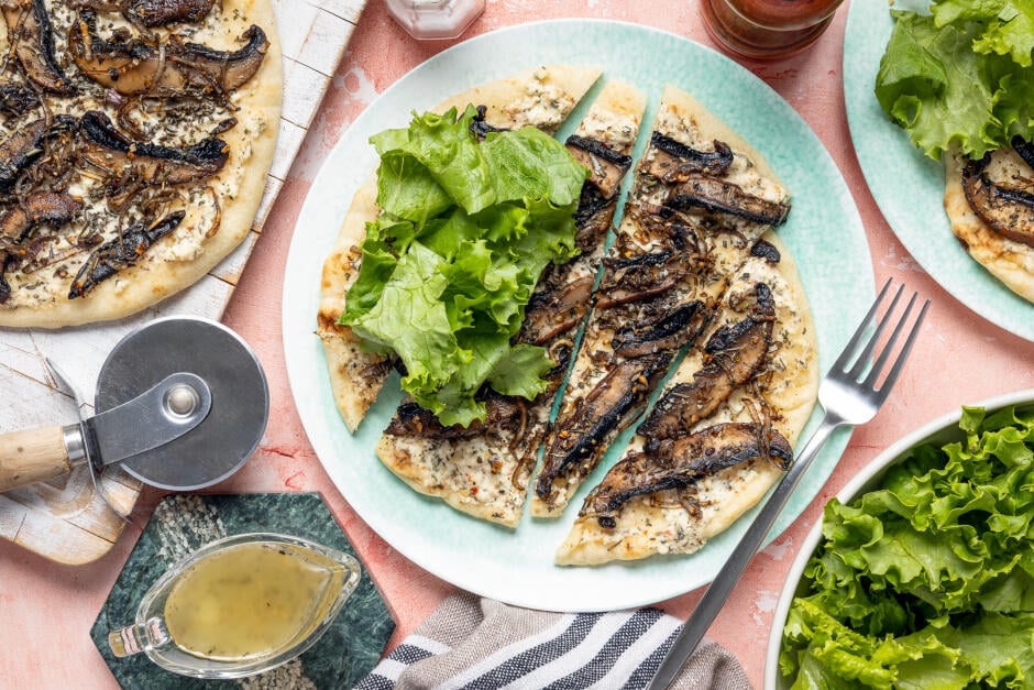 Rosemary & Portobello Pizza Bianca
