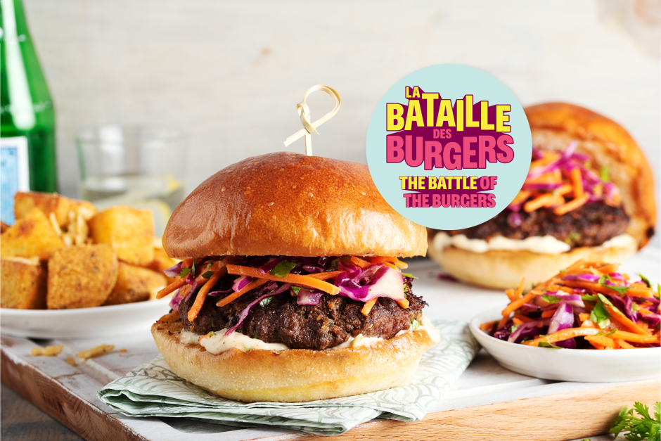 Cotija-Cilantro Beef Burgers
