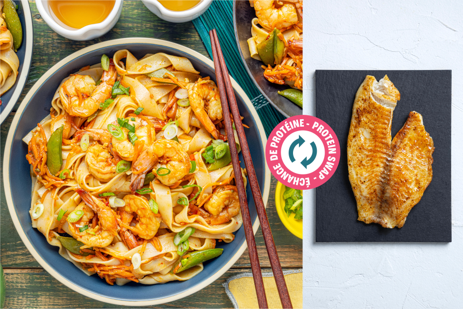 Protein Swap | Spicy Malaysian-Style Tilapia & Noodle Stir-Fry