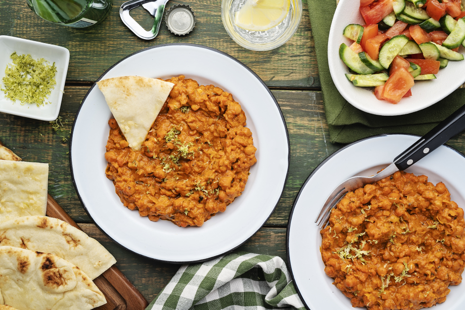 Hot Buttery Chickpea Makhani