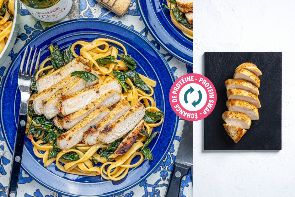 Protein Swap | Seared Italian Chicken Breasts