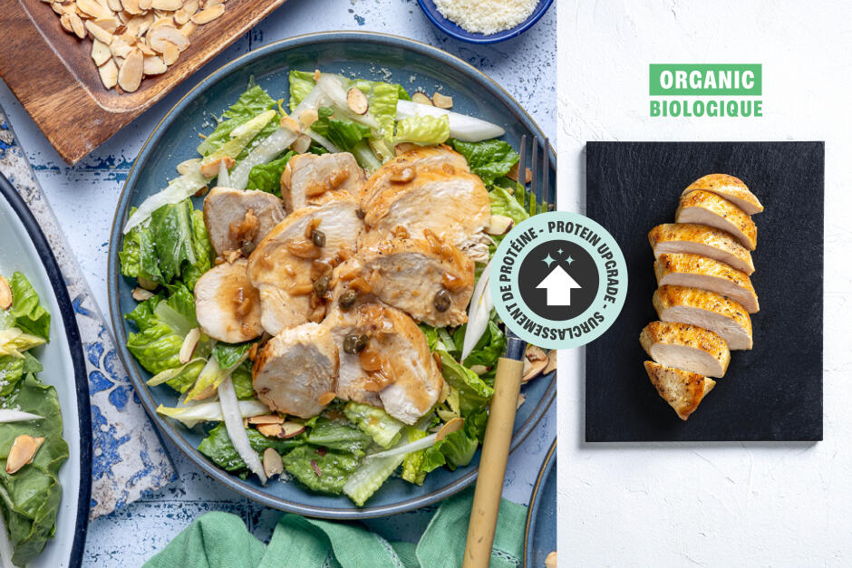 Protein Upgrade | Roasted Garlic ORGANIC Chicken Piccata