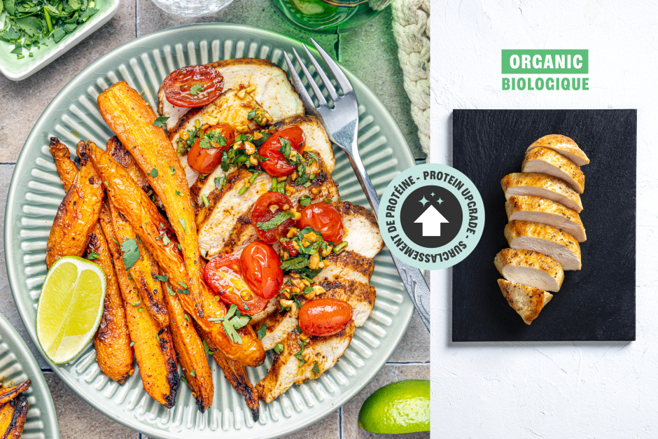 Surclassement de protéine | Poitrines de poulet BIO Veracruz