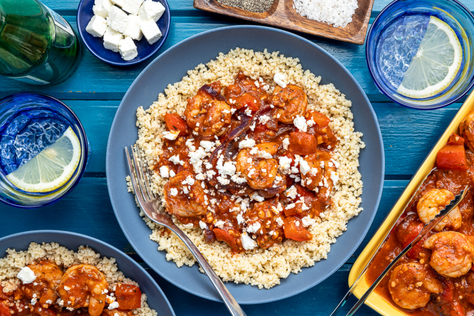 Greek-Style Shrimp Saganaki