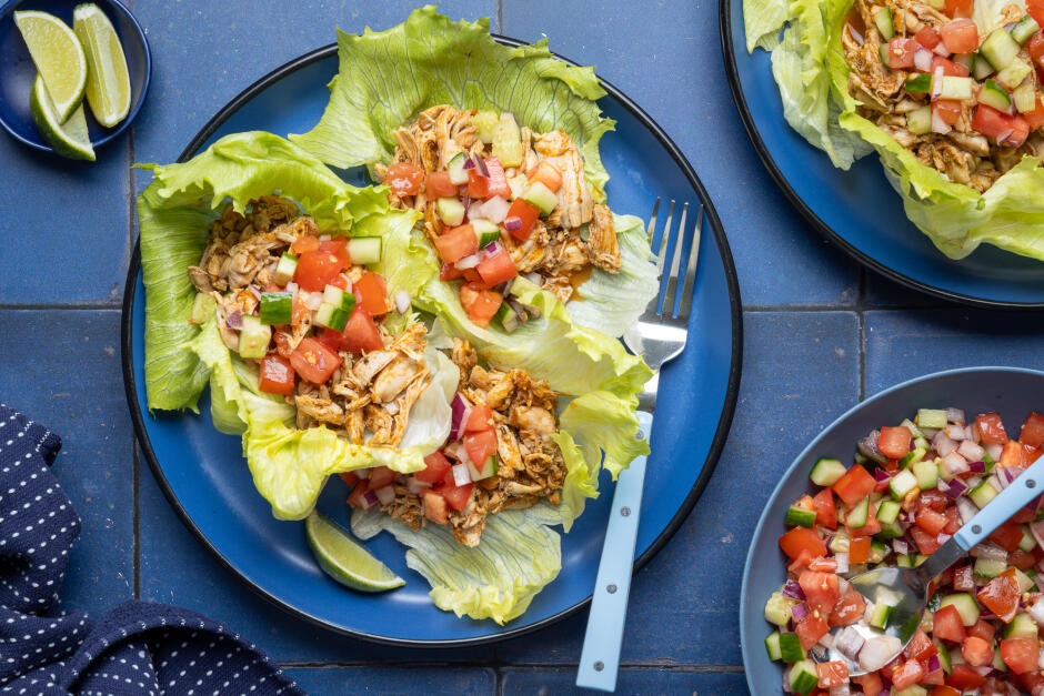 Chicken Tinga Lettuce Wraps