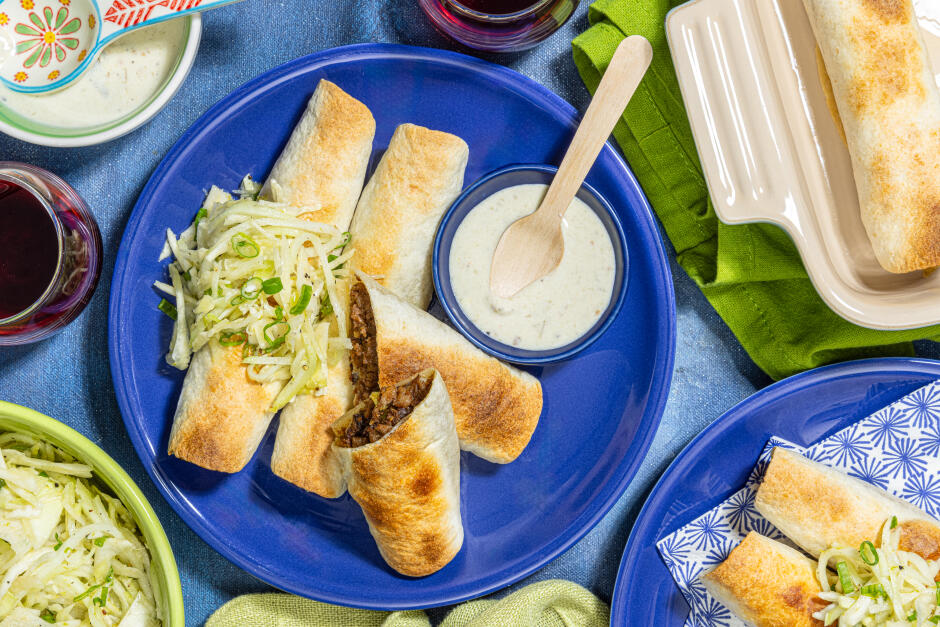 Salsa Verde Impossible™ Beef Taquitos