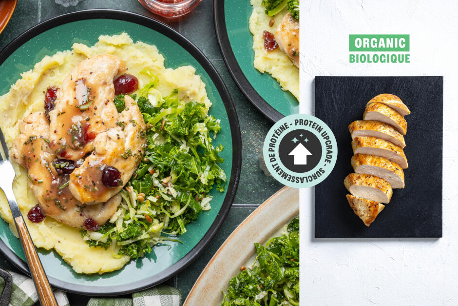 Protein Upgrade | Shortcut Thanksgiving Dinner with Cranberry-Glazed ORGANIC Chicken