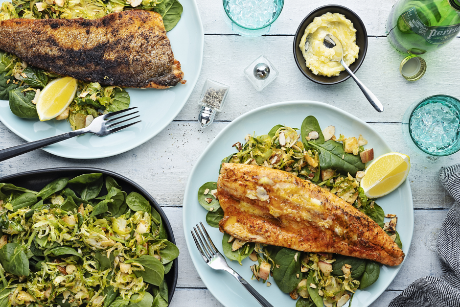 Quick One-Pan Blackened Trout with Honey Butter