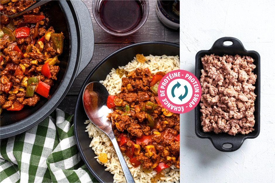 Protein Swap | Ground Pork Picadillo Santiaguero