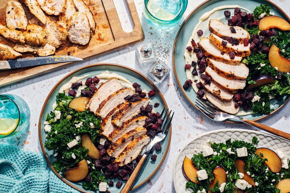 Seared Chicken Breasts & Roasted Beets