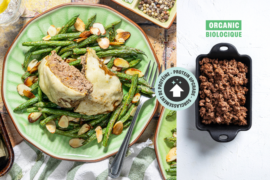 Protein Upgrade | French Onion ORGANIC Beef Meatloaves Au Gratin
