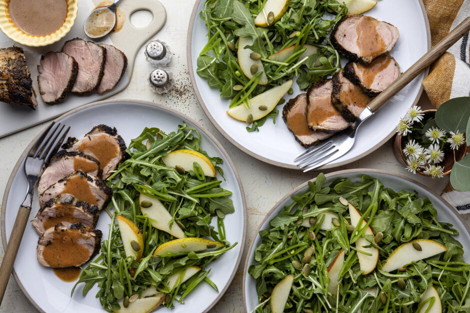 Saucy Dijon Pork Tenderloin Roast