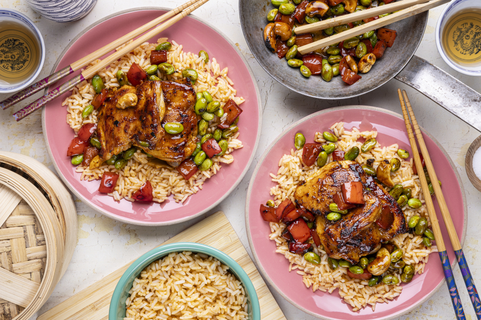 Cashew Chicken Thighs