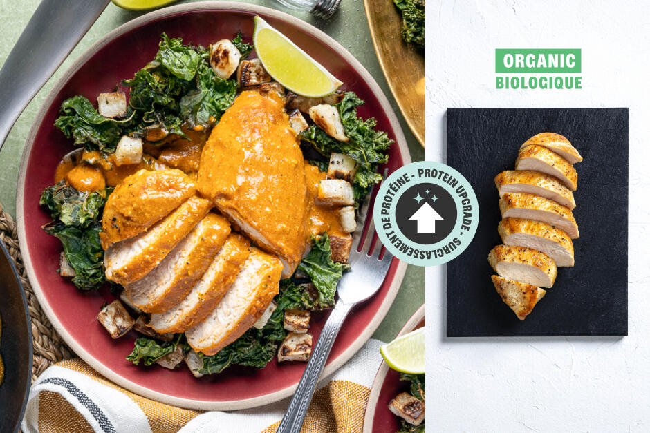 Surclassement de protéine | Cari panang au poulet BIO
