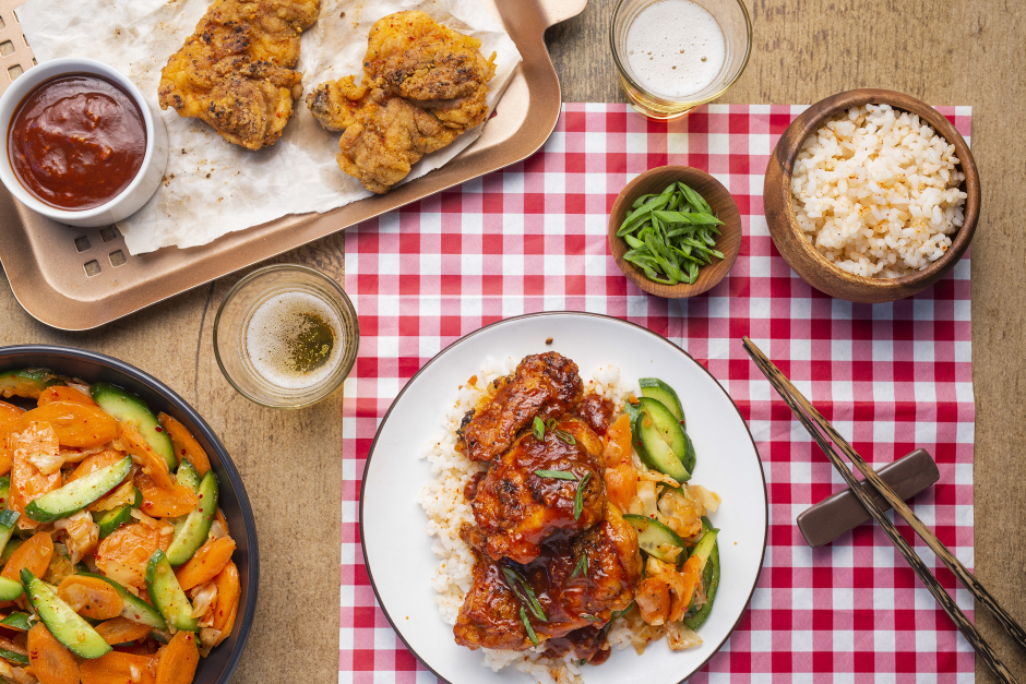 Korean-Style Fried Chicken Thighs