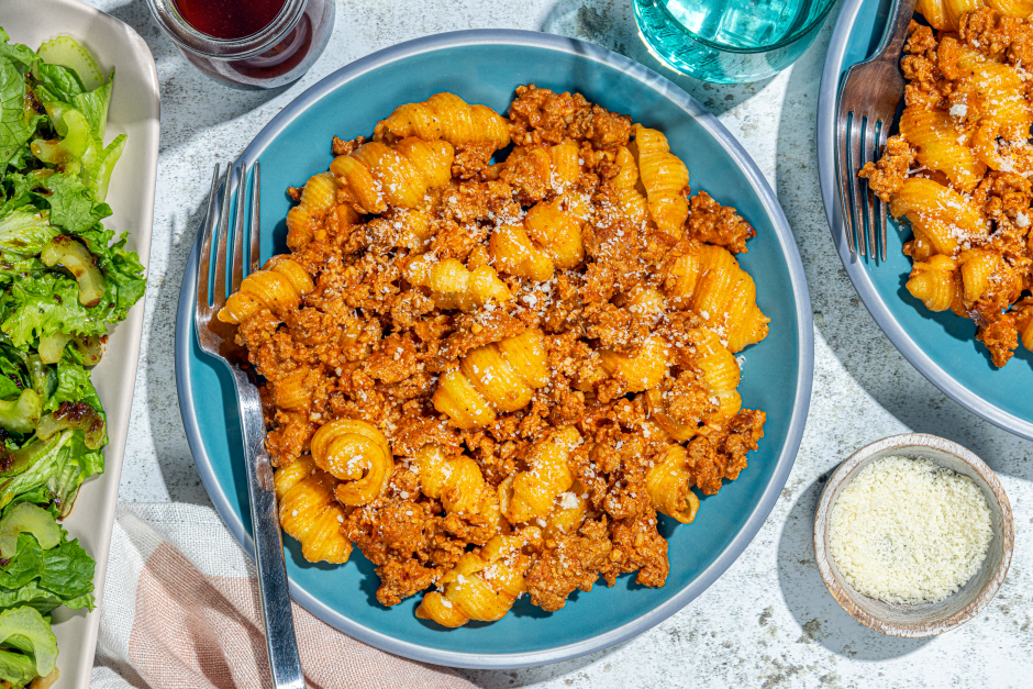 Conchiglies fraîches avec sauce rosée au chorizo