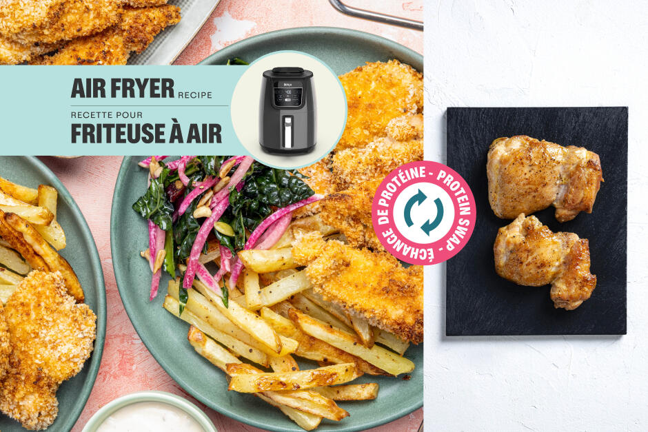 Échange de protéine | Poulet frit croustillant et trempette