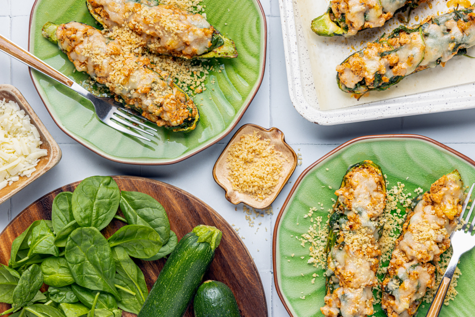 Carb-Wise: Ground Pork Zucchini Boats