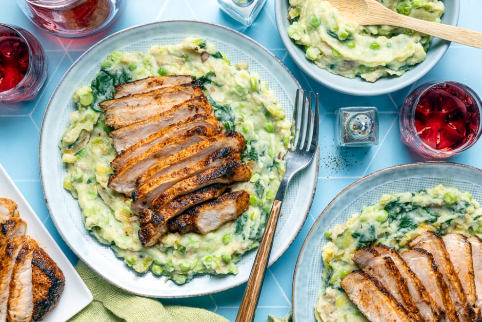 Whiskey Butter Pork Chops