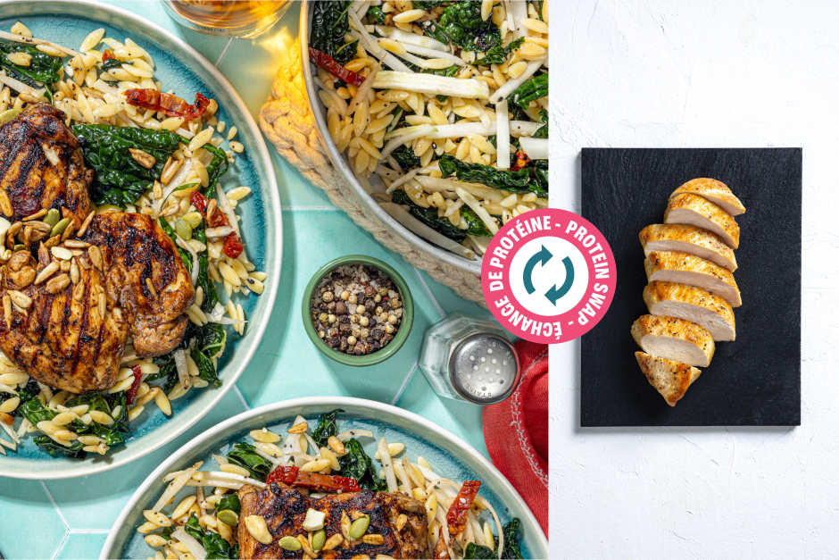 Échange de protéine | Poitrines de poulet grillées avec marinade deux ingrédients