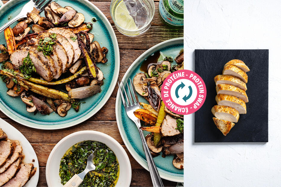 Protein Swap | Basil-Balsamic Chicken Breasts